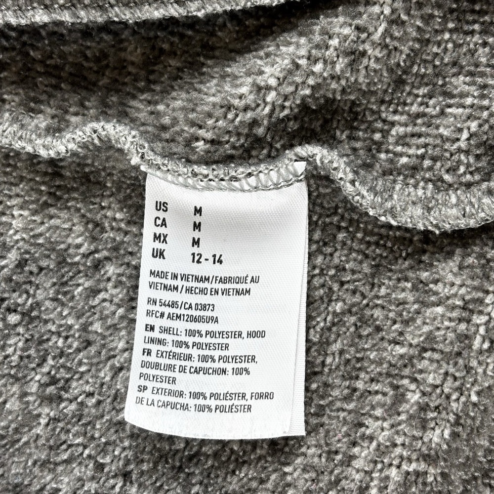 American Eagle Sweater Womens Medium Grey Full Zip Aztec Hoodie Sweatshirt - Picture 9 of 9